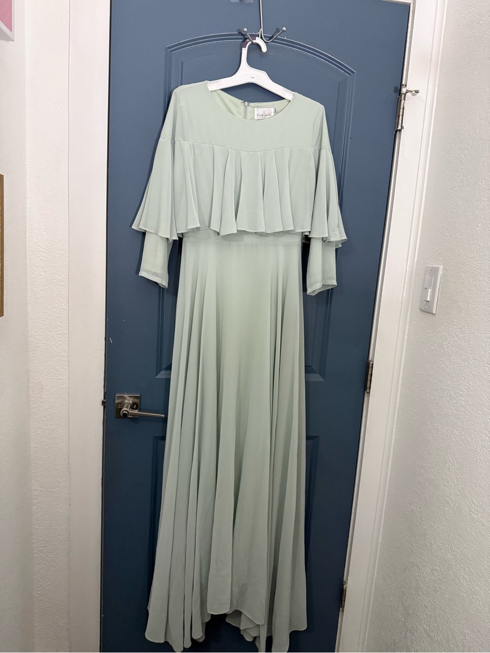 Dainty Jewells Soft Mint Ruffle Maxi Dress